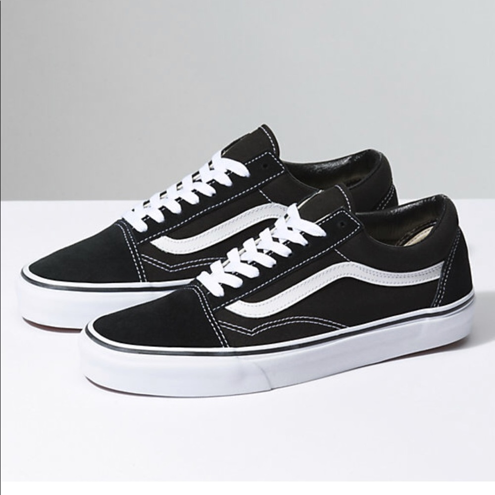 Black old skool vans